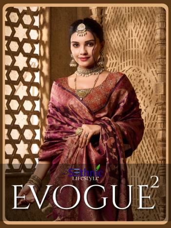 SETHNIC EVOGUE VOL-02 37006 TO 37010 DESIGNER SAREE WHOLESALER IN INDIA